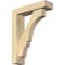 Ekena Millwork Balboa Block Rough Sawn Bracket w/ Offset Brace, Douglas Fir, 4"W x 14"D x 18"H BKT0402X14X18BOA05RDF - alternate 1